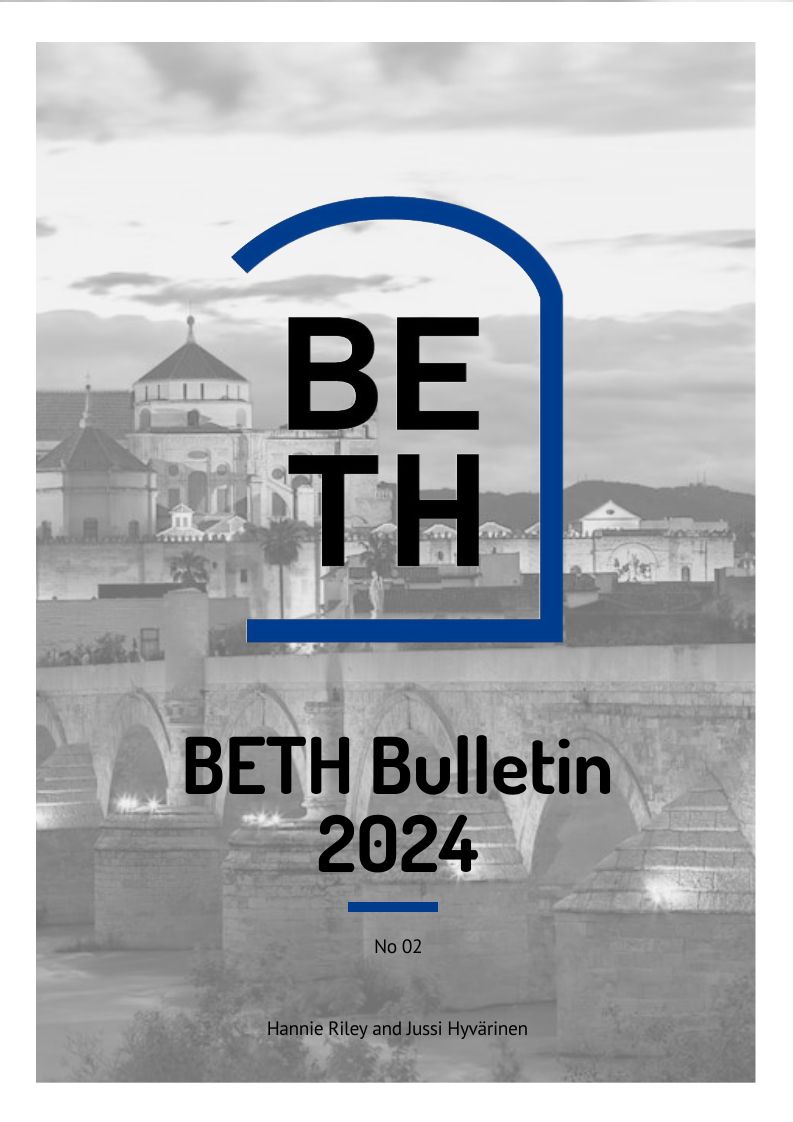 					View Vol. 2 No. 1 (2024): BETH Bulletin
				